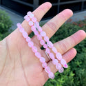 1 Strand Stretch Natural Grade A Pink Rose Quartz Free Form Gemstone Bracelet, 5-8mm Small Beads, Length Selections: 7 inch/7.5 inch