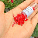 10g Miyuki Half Tila Seed Beads 5x2.3mm, Opaque Red (HTL-408)