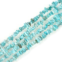 Natural Blue Amazonite Gemstones Chip Beads, Free Form, 5mm-8mm, Hole ID 1mm, 1 Strand/31 Inch, GZ1-30