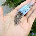 7.5g Miyuki Delica 11/0 Seed Beads Duracoat Opaque Galvanized Pewter DB1852