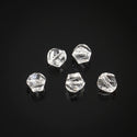 24pcs Adabele Austrian Faceted Helix Spiral Irregular Crystal Beads #5020, Crystal Clear, 6mm, Hole ID 1mm, SSH-601