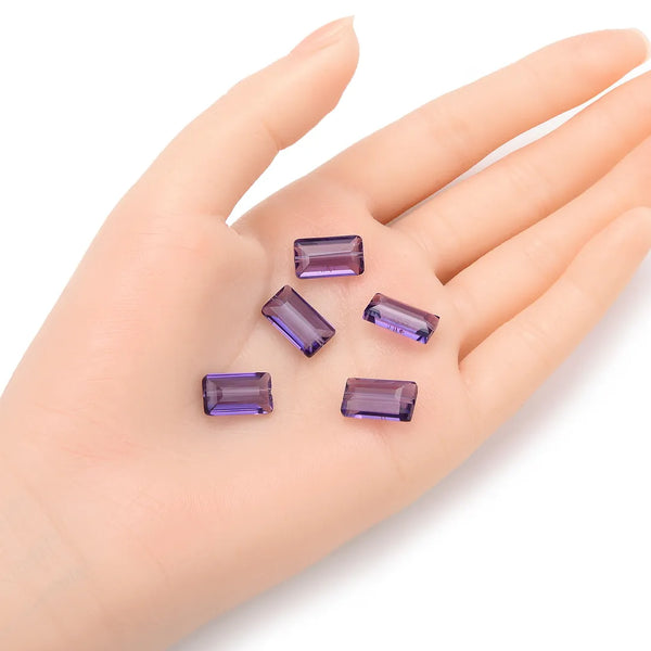 25pcs Adabele Austrian Faceted Rectangle Crystal Beads #5055, Tanzanite Purple, 14mm x 8mm, Hole ID 1.2mm, SSRT1426
