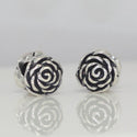 1pc Solid 925 Sterling Silver Love Rose Flower Bead Charm, Compatible with Pandora All Other Charm Bracelet, EC498