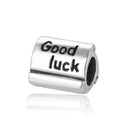 Solid 925 Sterling Silver Good Luck Charm Lucky Bead
