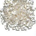 10g Miyuki Quarter Tila Seed Bead 5x1.2mm Ceylon Antique Ivory Pearl QTL592