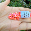 10g Miyuki Full Tila Square Seed Beads 5x5mm, Matte Rainbow Orange (TL-406FR)
