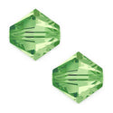 50pcs Adabele Austrian Faceted Bicone Crystal Beads #5301, Peridot Green, Size Selections: 6mm/8mm/10mm
