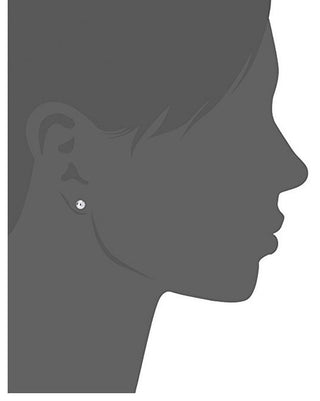 1 Pair 925 Sterling Silver Ball Post Stud Earrings, Ball Ear Studs, Size Selections: 3mm/4mm/6mm/8mm