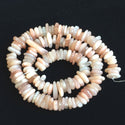 Natural Gold Sunstone Gemstone Flat Coin Chip Beads, Irregular, 7mm-10mm, Hole ID 1mm, 15 Inch/1 Strand, GZ7-2