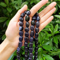 Blue Goldstone Imitation Sandstone Gemstone Tumbled Nugget Beads, Irregular, 10mm-13mm, Hole ID 1mm, 1 Strand/15 Inch, GZ4-6
