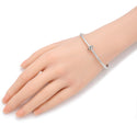 1pc Real 925 Sterling Silver Endless Love Cute Small Bead Charm Spacer, Compatible with Pandora All Other Charm Bracelet,EC25-1