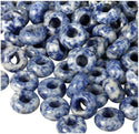 10pcs Natural Chinese Sodalite Gemstone Donut Rondelle Beads,14x8mm, Hole ID 5.6mm, GW-A10