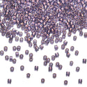 30g Miyuki Delica 11/0 Seed Beads Translucent Gold Luster Violet Gold DB117