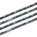 Natural African Turquoise Gemstone Heishi Tube Rondelle Beads, 4x2mm/Small, Hole ID 0.9mm, 14.5 Inch/1 Strand, GH-C23
