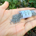 7.5g Miyuki Delica 11/0 Seed Beads, Opaque Light Grey DB652