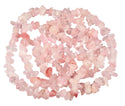 Natural Rose Quartz Pink Crystal Gemstone Chip Beads, Free Form, 5mm-8mm, Hole ID 1mm, 1 Strand/31 Inch, GZ1-13