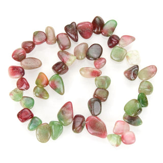 Natural Ruby Zoisite Gemstone Petal Keishi Beads, Irregular, 10mm-20mm, Hole ID 1mm, 1 Strand/15 Inch, GZ6-48