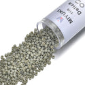 7.5g Miyuki Delica 11/0 Seed Beads, Opaque Matte Glazed Cactus DB2282