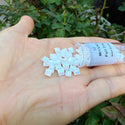 10g Miyuki Full Tila Square Seed Beads 5x5mm, Opaque White Pearl AB (TL471)