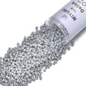30g Miyuki Delica 11/0 Seed Beads, Opaque Glass Enamel Light Smoke DB1498-1