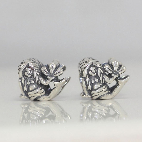1pc 925 Sterling Silver Virgo Zodiac Sign Bead Charm, Compatible with Pandora All Other Charm Bracelets, EC5-B8