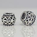 1pc Solid 925 Sterling Silver Celtic Knot interconnectedness continuity Bead, Compatible with Pandora All Other Charm Bracelet, EC237