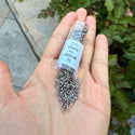 7.5g Miyuki Delica 11/0 Seed Beads, Opaque Nickel-Pated DB21