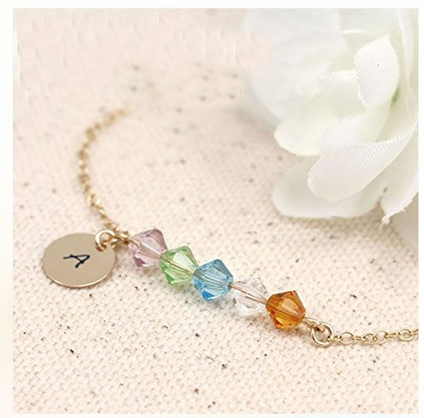 2 Sets/24pcs Mixed Austrian Birthstone Bicone Crystal  Beads, 10mm, Hole ID 1.1mm, BB2