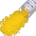 7.5g Miyuki Delica 11/0 Seed Beads, Opaque Canary Yellow DB1132