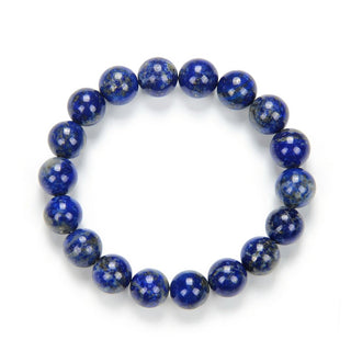 1 Strand Stretch Natural Blue Lapis Lazuli Beaded Gemstone Bracelet, 8mm Bead, Length Selections: 7 inch/7.5 inch/8 inch/8.5 inch