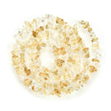 Natural Light Yellow Citrine Crystal Gemstones Chip Beads, Free Form, 5mm-8mm, Hole ID 1mm, 1 Strand/31 Inch, GZ1-31