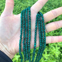 Natural Emerald Green Quartz Gemstone Faceted Rondelle Beads, 4x2mm/Small, Hole ID 0.9mm, 14 Inch/1 Strand, GH1R-10