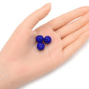 25pcs Adabele Grade AA+ Suncatcher Crystal Rhinestone Pave Polymer Clay Beads, Sapphire Blue, Size Selections: 8mm/10mm/12mm