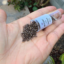 7.5g Miyuki Delica 11/0 Seed Beads, Opaque Metallic Dark Bronze DB22