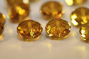24pcs Adabele Austrian Faceted Rondelle Crystal Beads #5040, Amber Topaz (Yellow), Size Selections: 6x4mm, 8x6mm, 10x8mm