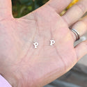 1pc Real 1/20 14K Gold Filled Letter P, Small Alphabet Charm Drop, 5.3x5.6mm, JK12-A16