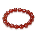 1 Strand Stretch Natural Carnelian Beaded Gemstone Bracelet, 8mm Bead, Length Selections: 7 inch/7.5 inch/8 inch/8.5 inch