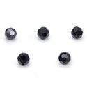 50pcs Adabele Austrian Faceted Round Crystal Beads #5000, Jet Black, Size Selections: 4mm/6mm/8mm/10mm