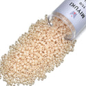 30g Miyuki Delica 11/0 Seed Beads, Opaque Glazed Light Beige Luster DB204
