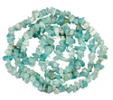 Natural Blue Amazonite Gemstone Chip Beads, Free Form, 5mm-8mm, Hole ID 1mm, 1 Strand/31 Inch, GZ1-2