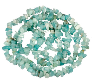 Natural Blue Amazonite Gemstone Chip Beads, Free Form, 5mm-8mm, Hole ID 1mm, 1 Strand/31 Inch, GZ1-2