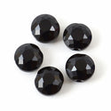 25pcs Adabele Austrian Faceted Flat Round Coin Crystal Beads #5052, Jet Black, 8mm, Hole ID 1mm, SSMR823