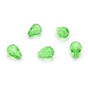 24pcs Adabele Austrian Faceted Teardrop Crystal Beads #5500, Peridot Green, 8mm x 6mm, Hole ID 1mm, SST-816