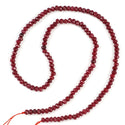 Natural Garnet Red Quartz Gemstone Faceted Rondelle Beads, 4x2mm/Small, Hole ID 0.9mm, 14 Inch/1 Strand, GH1R-3