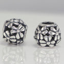 1pc Solid 925 Sterling Silver Daisy Flower Charm Floral Charm, Compatible with Pandora All Other Charm Bracelet, EC242