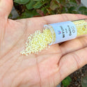 7.5g Miyuki Delica 11/0 Seed Beads Opaque Dyed Luster Light Lemon Ice DB232