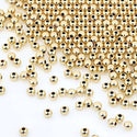 20pcs Real 1/20 14K Gold Filled Seamless Tiny Small Round Beads, 4mm, Hole ID 1mm, JK2-A4