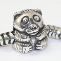 1pc Cute Real Solid Sterling Silver Teddy Bear Charm Bead, Compatible with Pandora All Other Charm Bracelets, EC648
