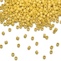 30g Miyuki Delica 11/0 Seed Beads Opaque Matte Glazed Rainbow Citron DB2302