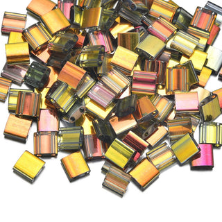 10g Miyuki Full Tila Square Seed Beads 5x5mm, Marea Crystal Clear (TL-4551)